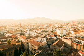 hiszpański widok na miasto