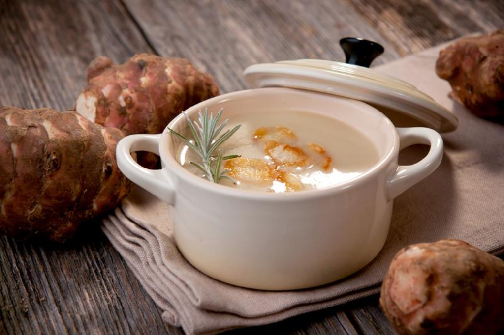 Szybka i łatwa zupa-krem z topinamburu