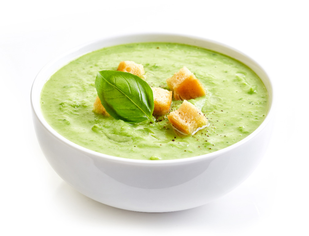 Zupa krem brokuł z oregano