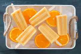 lody z pomarańczy