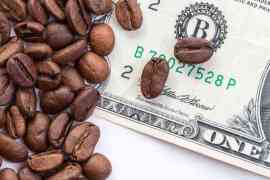kawa na banknocie