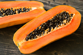 pokrojona papaja