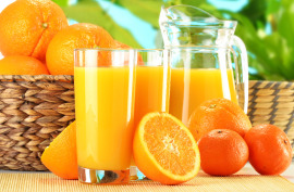 sok z Pomarańczy kosz
