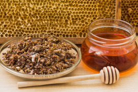 miód i pierzga pszczela