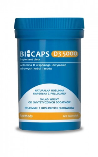 Witamina D3 - 5000 IU - Bicaps Formeds