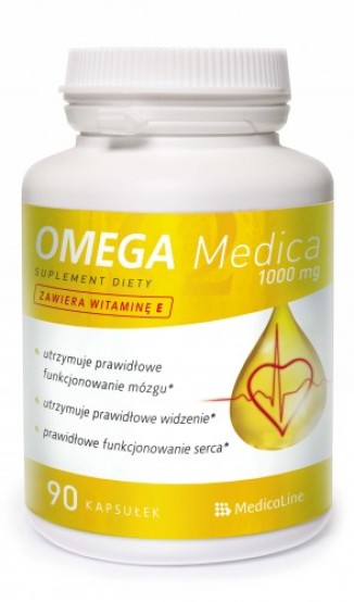 Omega Medica z witaminą E 1000 mg - 90 kapsułek