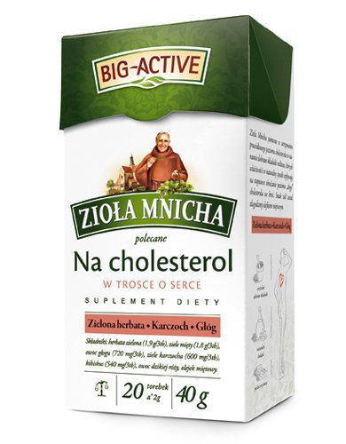 Herbata zioła mnicha na cholesterol - Big Active - sasz.