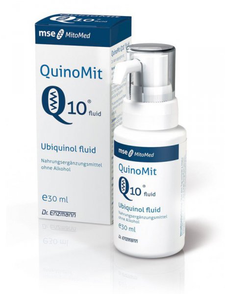 QuinoMit Q10 fluid 30ml dr Enzmann koenzym Q10 ubichinol