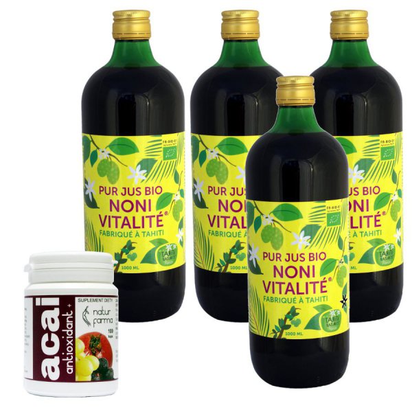 Oryginalny sok noni 4 litry Tahiti Naturel importowany