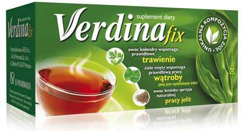 Verdina Fix - 20 saszetek - herbatka na wątrobę