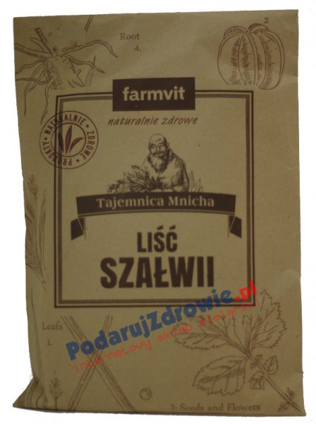 Liść szałwi - Farmvit - 50g                             