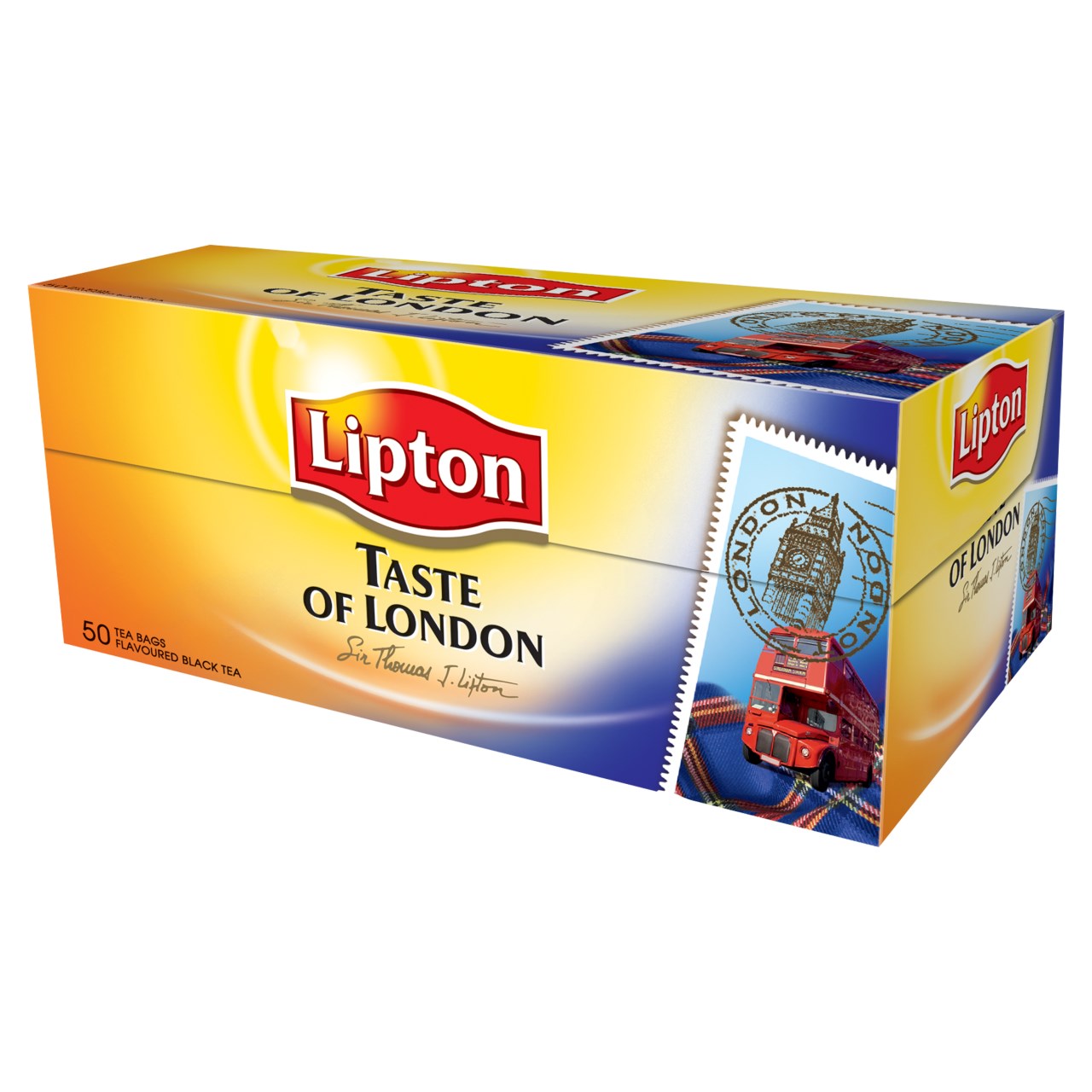 Lipton Taste of London Herbata czarna 100 g (50 torebek)