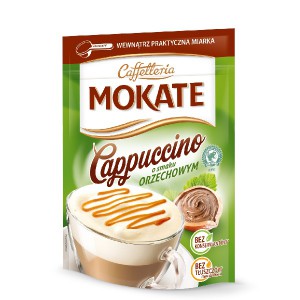 Mokate Caffetteria Cappuccino o smaku orzechowym 110 g