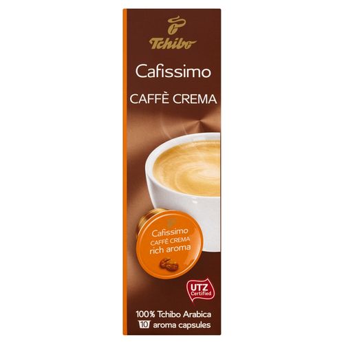 Tchibo Cafissimo Caffè Crema Rich Aroma Kawa mielona w kapsułkach  (10 sztuk) 76 g