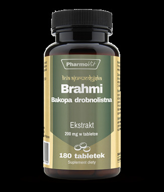 Brahmi - 90 tabletek Ekstrakt 20:1 PharmoVit