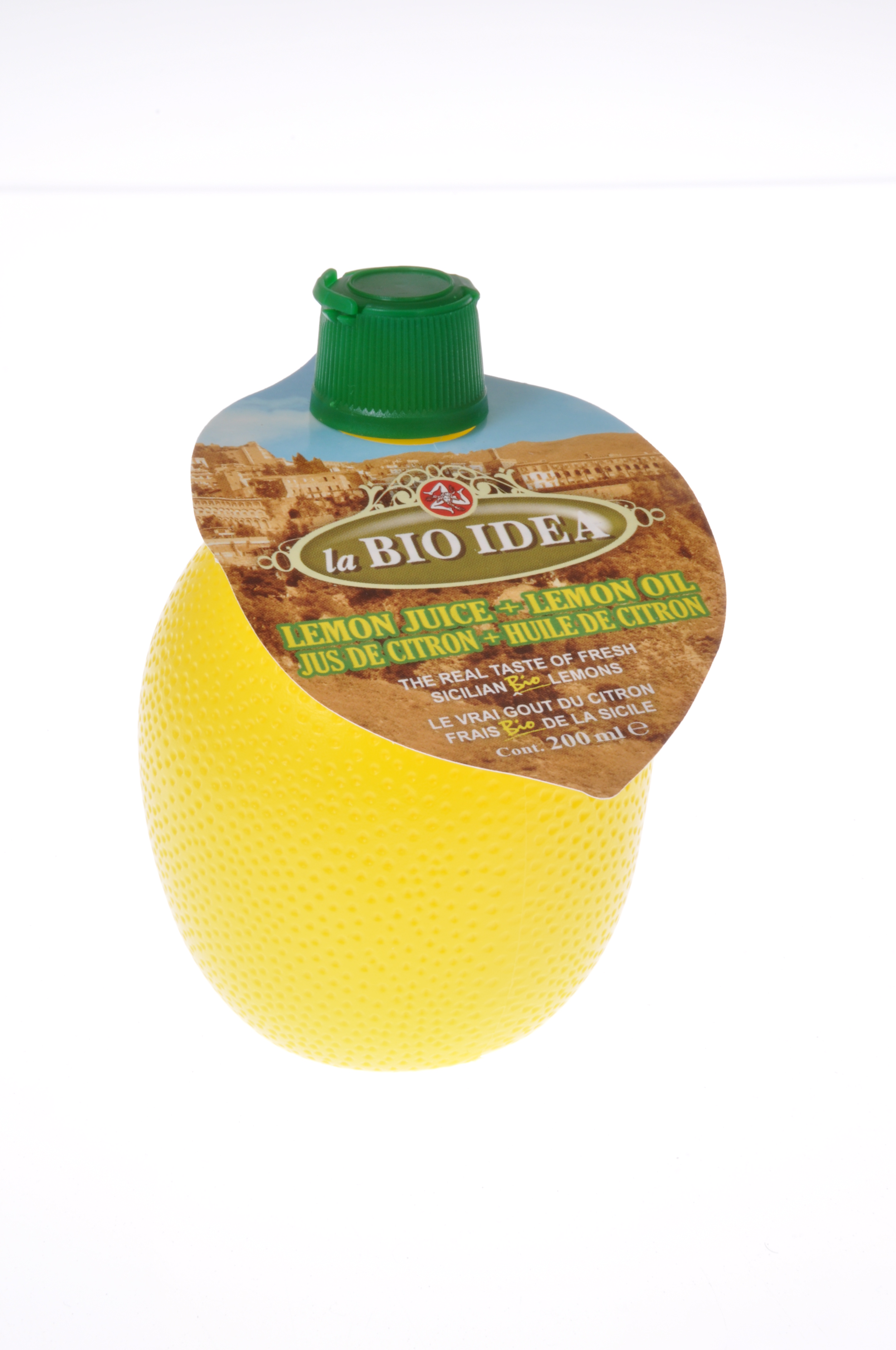 Sok z cytryny z olejkiem cytrynowym BIO 200 ml