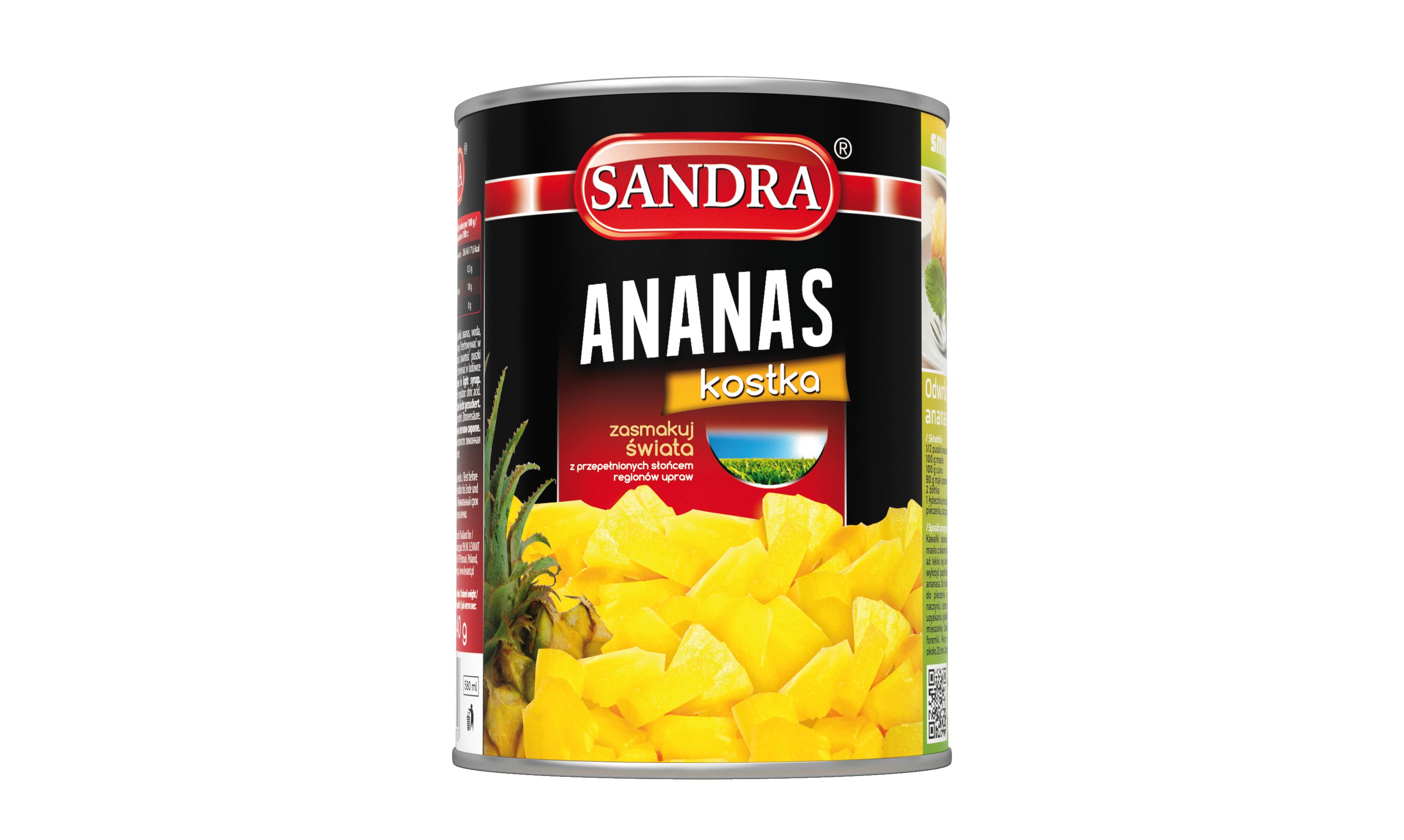 Sandra Ananas Kostka 580 ml