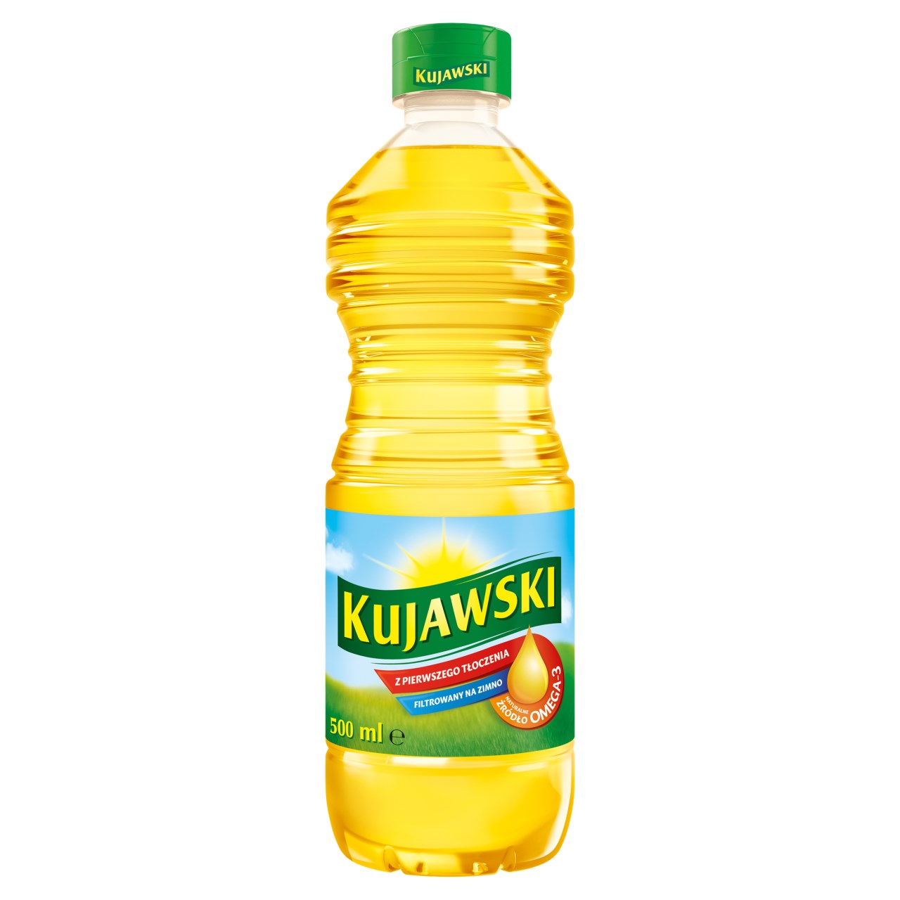 Kujawski Olej rzepakowy z pierwszego tłoczenia 500 ml