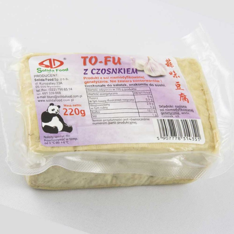 Tofu z czosnkiem 220g