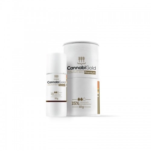 Cannabigold PREMIUM 15% 10G Olejek CBD CBDA CBDV CBG CBC Olej z Konopii Siewnej ekstrakt CO2 Kannabidoidy