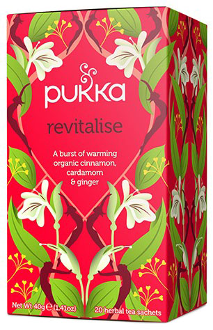 Herbata Revitalise Bio 20 saszetek Pukka