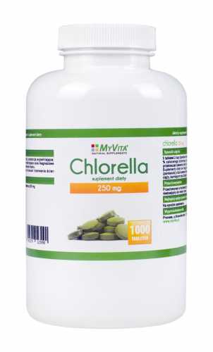 Chlorella 250mg 1000 tabletek MyVita