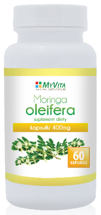 Moringa Oleifera 400mg 60 kapsułek MyVita