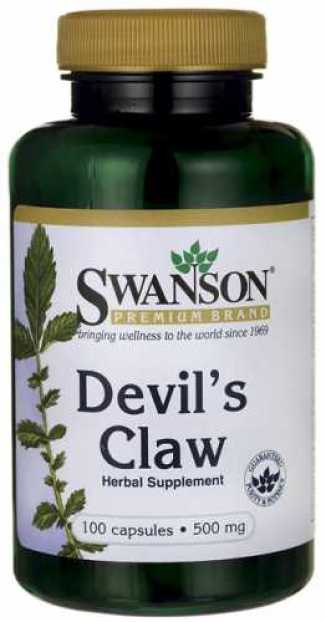 Diabelski pazur 500 mg Devil's Claw 100 kapsułek SWANSON