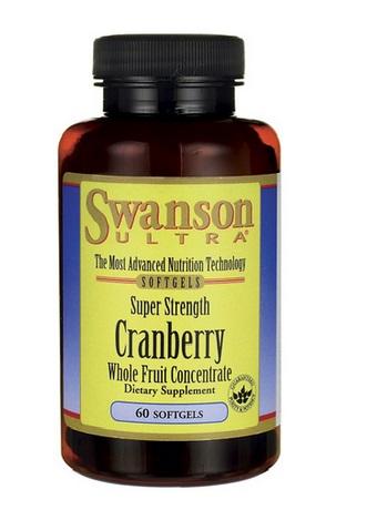 Żurawina ekstrakt 420mg Cranberry Whole Fruit Concentrate 60 kapsułek SWANSON
