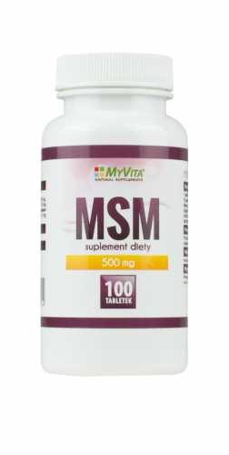 MSM organiczny związek siarki 500mg 100tab MyVita