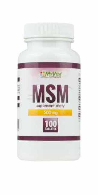 MSM organiczny związek siarki 500mg 100tab MyVita
