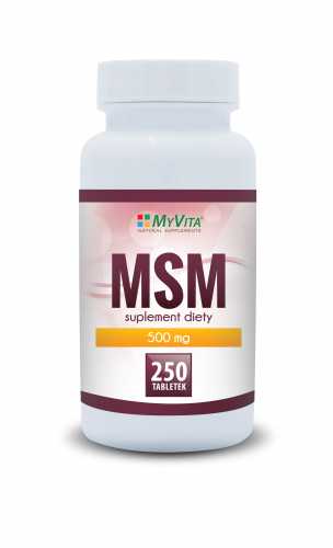 MSM organiczny związek siarki 500mg 250tab MyVita