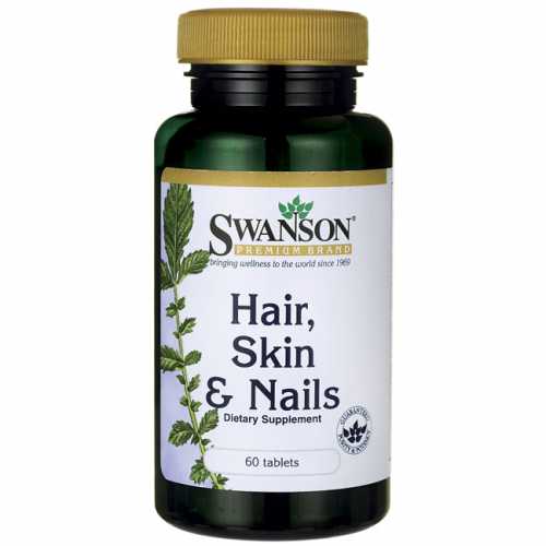 Włosy Skóra Paznokcie Hair Skin Nails 60 tabletek SWANSON