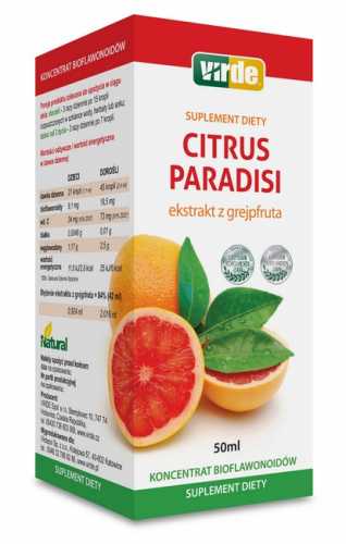 Citrus Paradisi ekstrakt z grejpfruta 50 ml VIRDE