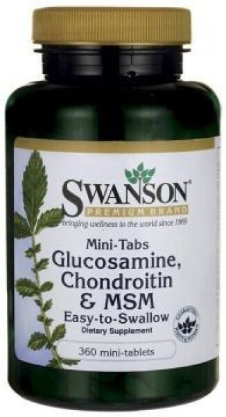 Glukozamina Chondroityna MSM Glucosamine Chondroitin MSM 360tab. SWANSON