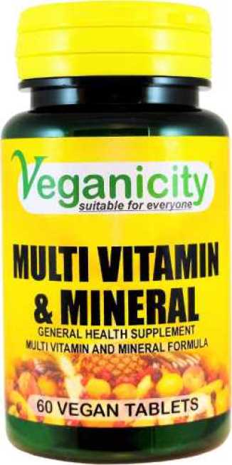 Multiwitamina + minerały 60 tabletek Veganicity