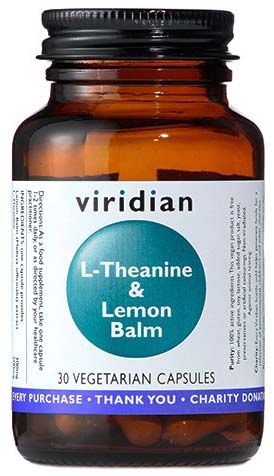 L-Theanine & lemon balm 30 kapsułek Viridian