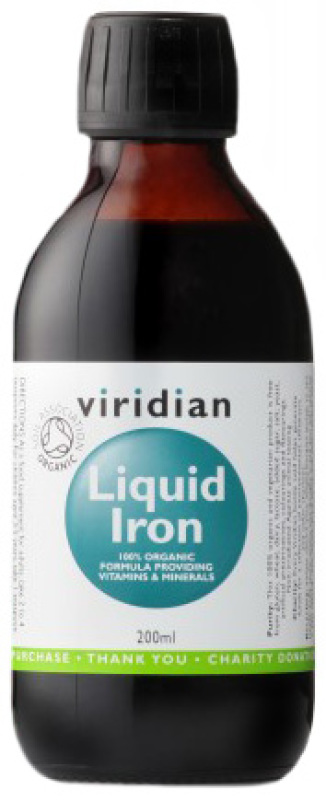 Ekologiczne żelazo w płynie Liquid iron 200ml Viridian