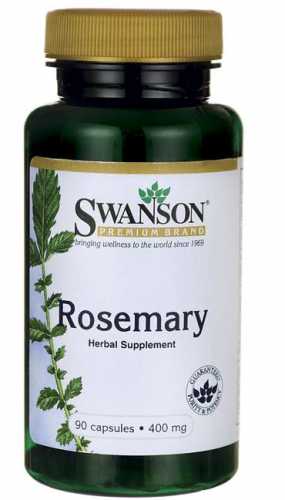Rozmaryn Rosemary 400mg 90 kapsułek SWANSON