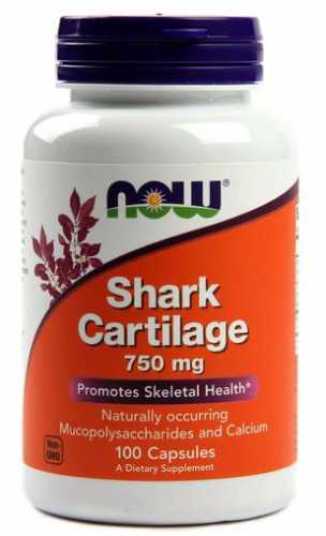 Chrząstka rekina Shark Cartilage 100 kapsułek NOW FOODS