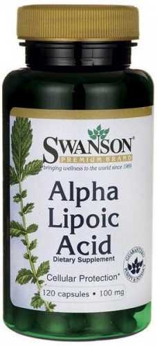ALA kwas alfa liponowy Alpha Lipoic Acid 100mg 120 kapsułek SWANSON