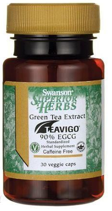 Ekstrakt z zielonej herbaty Green Tea Extract TeaVigo 30 kapsułek SWANSON