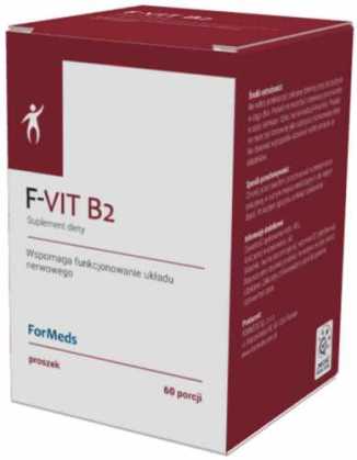 F-Vit B2 Ryboflawina 50mg 60 porcji 48g ForMeds
