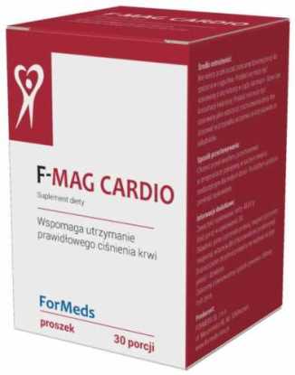 F-Mag Cardio Magnez 170mg + Potas 300mg + Witamina B6 1,4mg 30 porcji 57g ForMeds