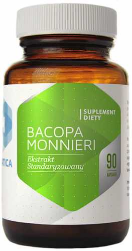 Bacopa Monnieri ekstrakt standaryzowany 220mg 90 kapsułek Hepatica