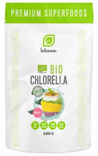 Chlorella BIO proszek 100g Intenson
