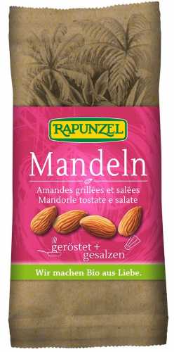 MIGDAŁY PRAŻONE SOLONE BIO 60 g - RAPUNZEL