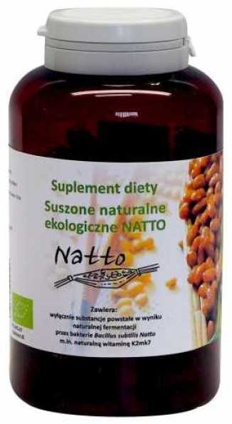 Sfermentowana soja (natto) suszona BIO 120 kapsułek - Natto