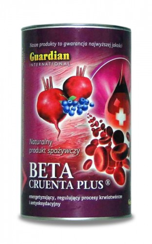 Beta Cruenta Plus Anemia - Produkt energetyczno - krwiotwórczy 500 g - puszka