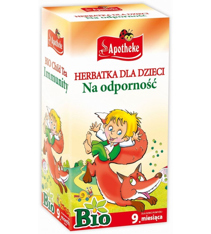 HERBATKA DLA DZIECI – NA ODPORNOŚĆ  BIO ( 20 x 1.5 g) 30 g – APOTHEKE Zdrowe